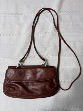 VTG Osgoode Marley Classic Women's Leather Crossbody/ Billfold Bag - Brown